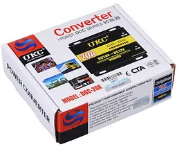 Перетворювач напруги 24 V на 12 V, автоінвертор-конвертор UKC DC/DC 24 V-12 V 20 A - мініатюра 3