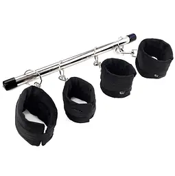 Колодка-розпірка для рук та ніг Art of Sex - Bondage Soft Touch BDSM Spreader, колір чорний Art of Sex SO7523 94917 - мініатюра 3