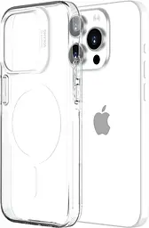 Панель Vokamo MagSafe для iPhone 15 Pro Max Transparent (NVK010857) - мініатюра 3
