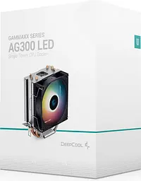 Кулер для процесора Deepcool AG300 LED IntelLGA1700/1200/1151*/AMD AM5/AM4 (AG300 LED) - мініатюра 5