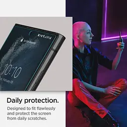 Плівка захисна Spigen Screen Protector FlexiD Solid до Samsung Galaxy S22 Ultra S908 AFL04143 (1шт. у комплекті) - мініатюра 7