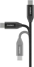 Кабель USB 2.0 Type-C M-M, 2.0 м, 240W Gen2, обплетення Choetech - мініатюра 3
