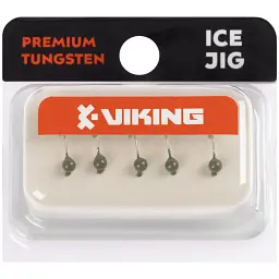 Мормишка вольфрамова Viking Fishing Round 0.19g 2.5mm Olive (5шт) - мініатюра 2