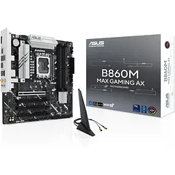 Материнська плата Asus B860M MAX Gaming AX s1851 B860 4xDDR5 M.2 DP USB Type-C Wi-Fi BT mATX - мініатюра 9