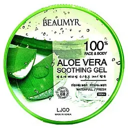 Універсальний гель Juno Beaumyr Aloe Vera 100% з алое вера 300 мл