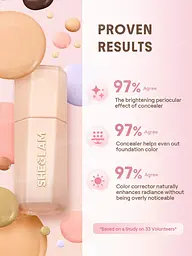 Консилер із повним покриттям SHEGLAM Hideaway Full-Coverage Concealer Golden - мініатюра 2