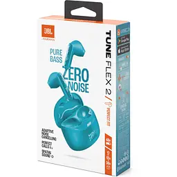 Навушники JBL Tune Flex 2 Turquoise (JBLTFLEX2TQE) - мініатюра 11