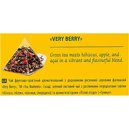 Чай фруктово-трав’яний Tea Moments Sunny Moments Асорті 4 смаки x 8 пірамідок - мініатюра 10