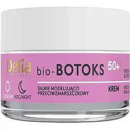 Крем для обличчя Delia Cosmetics bio-BOTOKS Intense Anti-Wrinkle And Contour Modelling 50+ 50 мл - мініатюра 2
