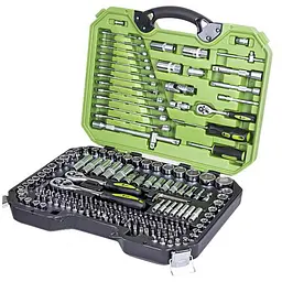 Універсальний набір інструменту Alloid 1/4" 3/8" 1/2" 218 шт (НГ-4218П) - мініатюра 10