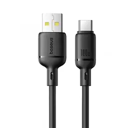 Кабель Baseus Silky Series Cable USB to Type-C 100W 2m P10377703113-01 Black