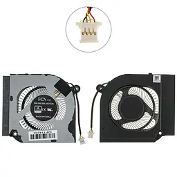 Вентилятор для ноутбука ACER NITRO 5 AN517-52 (CPU FAN), AN515-44, AN515-55 (DFS561405PL0T FL1K, 23.Q7KN2.001) (Кулер)