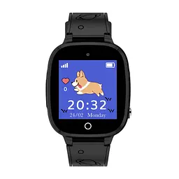 Смарт годинник дитячий Q18 з GPS трекером, двосторонніми дзвінками, камерою, прослушкою та українською мовою Чорний - мініатюра 2
