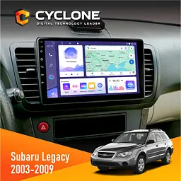Штатна магнітола Subaru Legacy 2003-2009 Cyclone C9-011 4x64, DSP Cyclone (НФ-00007134)
