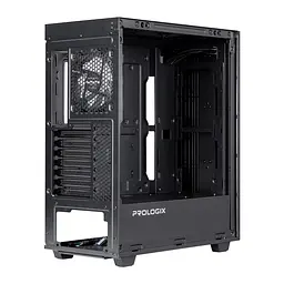 Корпус Prologix E122 Tempered Glass&Mesh Чорний - мініатюра 4