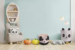 Кошик текстильний круглий Handy Home Панда, 40х42 см (CEW-04) - мініатюра 2