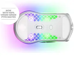 Бездротова миша SteelSeries Aerox 3 Wireless Snow White (62608) - мініатюра 4