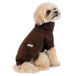 Светр для собак Pet Fashion Sam ХS шоколадний (PR442386) - мініатюра 4
