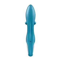 Вібратор-кролик Satisfyer Embrace Me 20.5 см бірюзовий - мініатюра 4