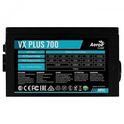 Блок живлення Aerocool VX Plus 700 700W (ACPN-VS70AEY.11) Б/в - мініатюра 4