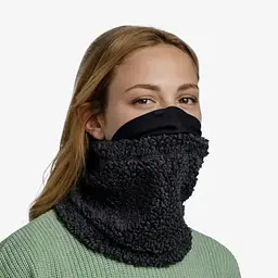 Шарф-труба Buff Switch Polar Neckwarmer, Solid Black Темно-сірий - мініатюра 2