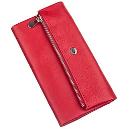 Шкіряний жіночий гаманець ST Leather 20091 червоний