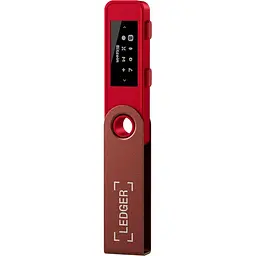 Апаратний гаманець для криптовалют Ledger Nano S Plus Ruby Red (LNSPRR) - мініатюра 2