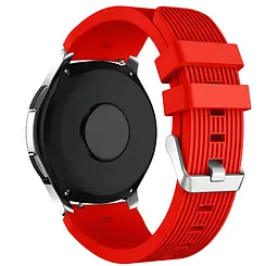 Силіконовий ремінець Watchbands Galaxy для Samsung Gear S3 Samsung Galaxy Watch 46mm - червоний (WB001GALAXYRED) - мініатюра 2