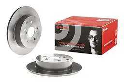 Диск гальмівний задній невентильований Toyota Verso 09-18р Brembo (08.B646.11) - мініатюра 2