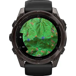 Смарт-годинник Garmin Fenix 8 AMOLED Sapphire 51mm Carbon Gray DLC Titanium with Black/Pebble Gray Silicone Band (010-02905-20/21/63) [115087] - мініатюра 8