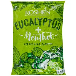Уцінка. Карамельні цукерки Roshen Евкаліпт-ментол 1 кг