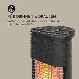 Інфрачервоний обігрівач Blumfeldt Heat Guru Plus Black, 1,2 кВт - мініатюра 5
