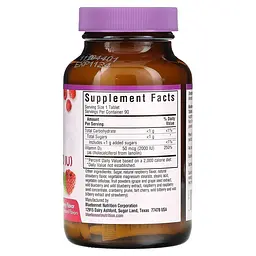 Вiтамiн D3 Bluebonnet Nutrition Earth Sweet Chewables Vitamin D3 зі смаком малини 50 мкг 90 жувальних пігулок - мініатюра 2