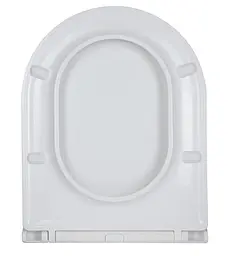 Сидіння для унітазу Qtap (Robin, Scorpio) з мікроліфтом Slim Duroplast, Quick Release QT99HY2049W - мініатюра 3