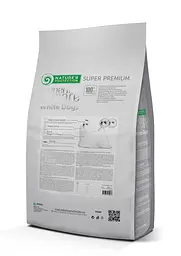 Сухий беззерновий корм для білих собак малих порід з оселедцем Nature's Protection Superior Care White Dogs, 1.5 кг - мініатюра 3