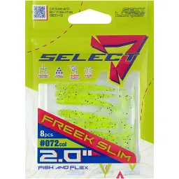 Силікон Select Freek Slim 2" 072 FE (8 шт/уп) - мініатюра 2