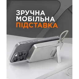 Батарея універсальна Sigma X-power SI10A8QL-MAG silver 10000mAh, Magnetic wireless 15W, charge iWatch, PD+QC, 22,5W max (4827798161012) - мініатюра 11