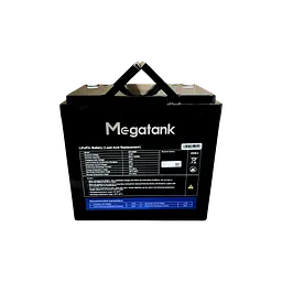 LiFePo4 акумулятор 12В 50А*год (600 Вт*год) для UPS / ДБЖ, батарея LiFePo4 Megatank 12V 50Ah
