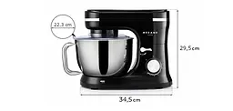 Кухонний комбайн Mozano Compact Chef планетарний 4.5 л 8 швидкостей 1700 Вт - мініатюра 7