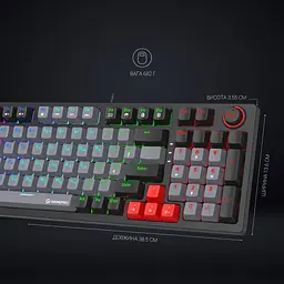 Клавіатура GamePro Red Switches механічна (MK120R) - мініатюра 6