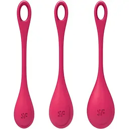 Набір йоні намистин Satisfyer Yoni Power 1 Червоний - мініатюра 5