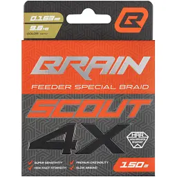 Шнур Brain Scout 4X 150m (camo) 0.163mm 9.8kg - мініатюра 2