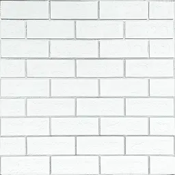 Панель стінова Sticker Wall 700х700х4мм Біла цегла зі сріблом SW-00001502