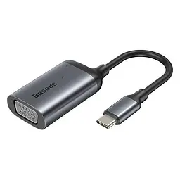 Перехідник Baseus Enjoyment Series Type-C to VGA+PD HUB Convertor CAHUB-O0G Dark Grey - мініатюра 2