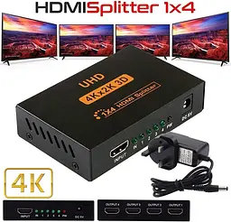 HDMI спліттер 1×4 4K 60Hz із USB-живленням - мініатюра 7