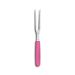 Кухонна виделка Victorinox Carving Flat 15см з рож. ручкою