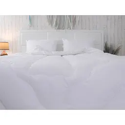 Ковдра зимова зі штучного лебединого пуху Руно в тіку 140х205 см білий - мініатюра 8
