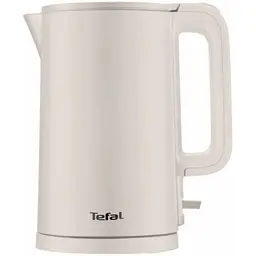 Електрочайник Tefal Thermo Protect 1.5 л пластик нержавіюча сталь бежевий kuh0015410