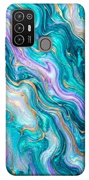TPU чехол Demsky Mermaid marble для ZTE Blade A52