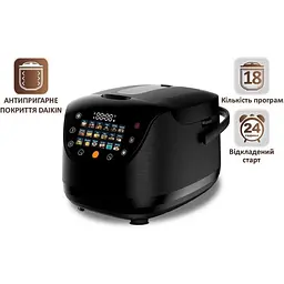 Мультиварка PRIME Technics PMC 1786 SB Pro Color - мініатюра 2